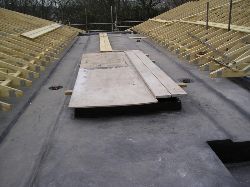 Mastic Asphalt Roof Installation